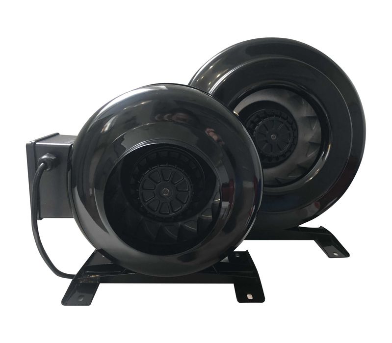 Wentylator kanałowy PROMIENIOWY metal 250 mm łożyska kulkowe 1050m3/h