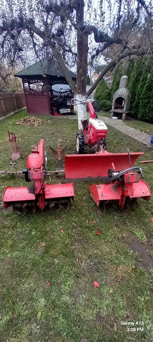 Traktorek,ciągniczek,zamiatarka , glebogryzarka tielburger honda F800,
