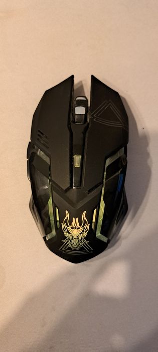 Mysz gamingowa, bezprzewodowa -podświetlana-Apio Dragon