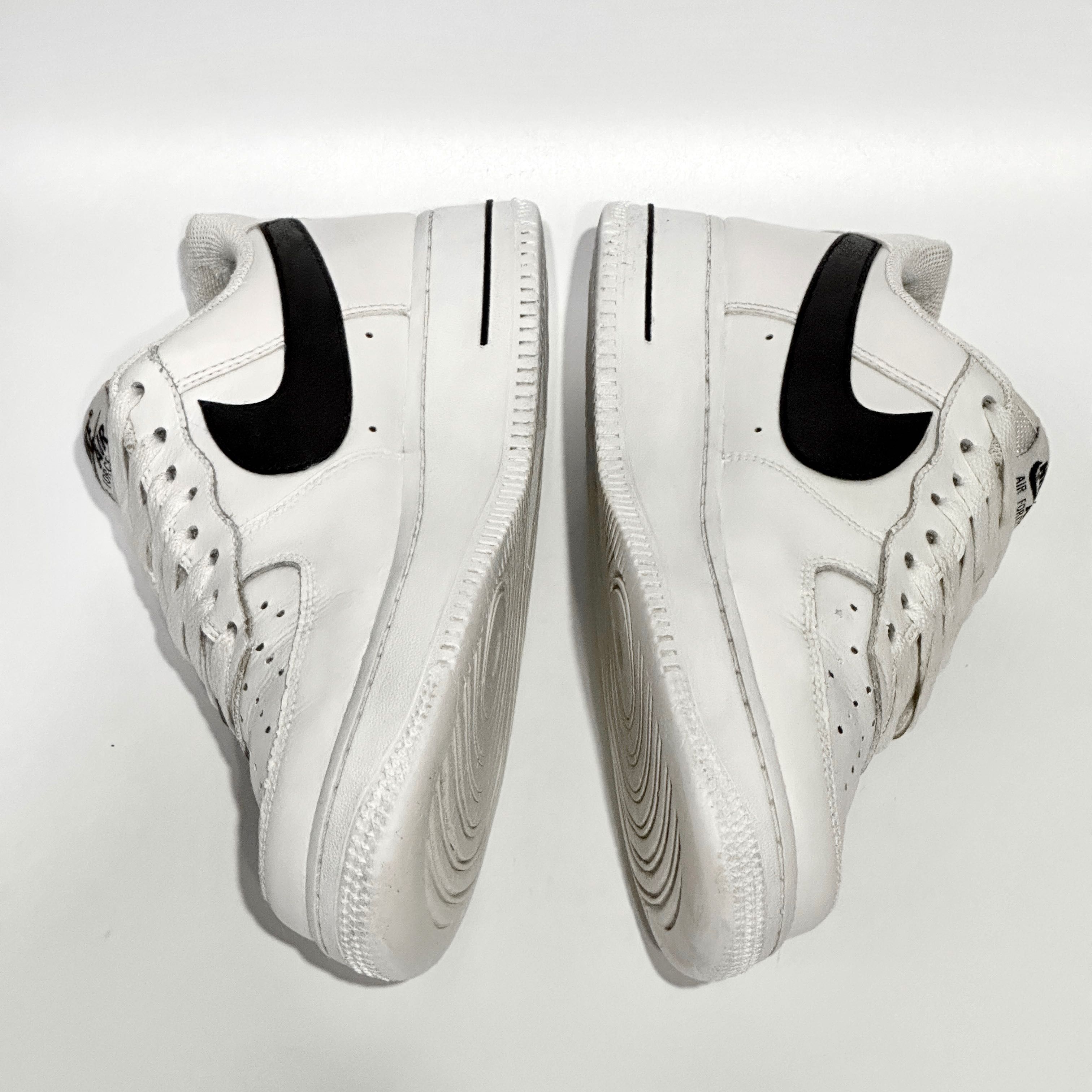 Кроссовки Nike Air Force 1 ’07 White Black Swoosh