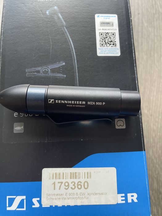 Sennheiser E 908-b-ew мікрофон та преамп MZA 900 P