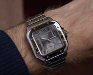 Cartier Santosl Large Dual-Time WSSA0076, rolex breitling omega