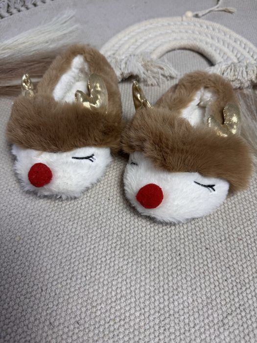 Kapcie świąteczne Pepco rozmiar 23cm