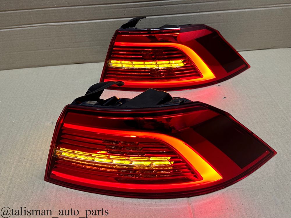 VW Passat b8 sedan led фонарь задня оптика фара стоп ліхтар