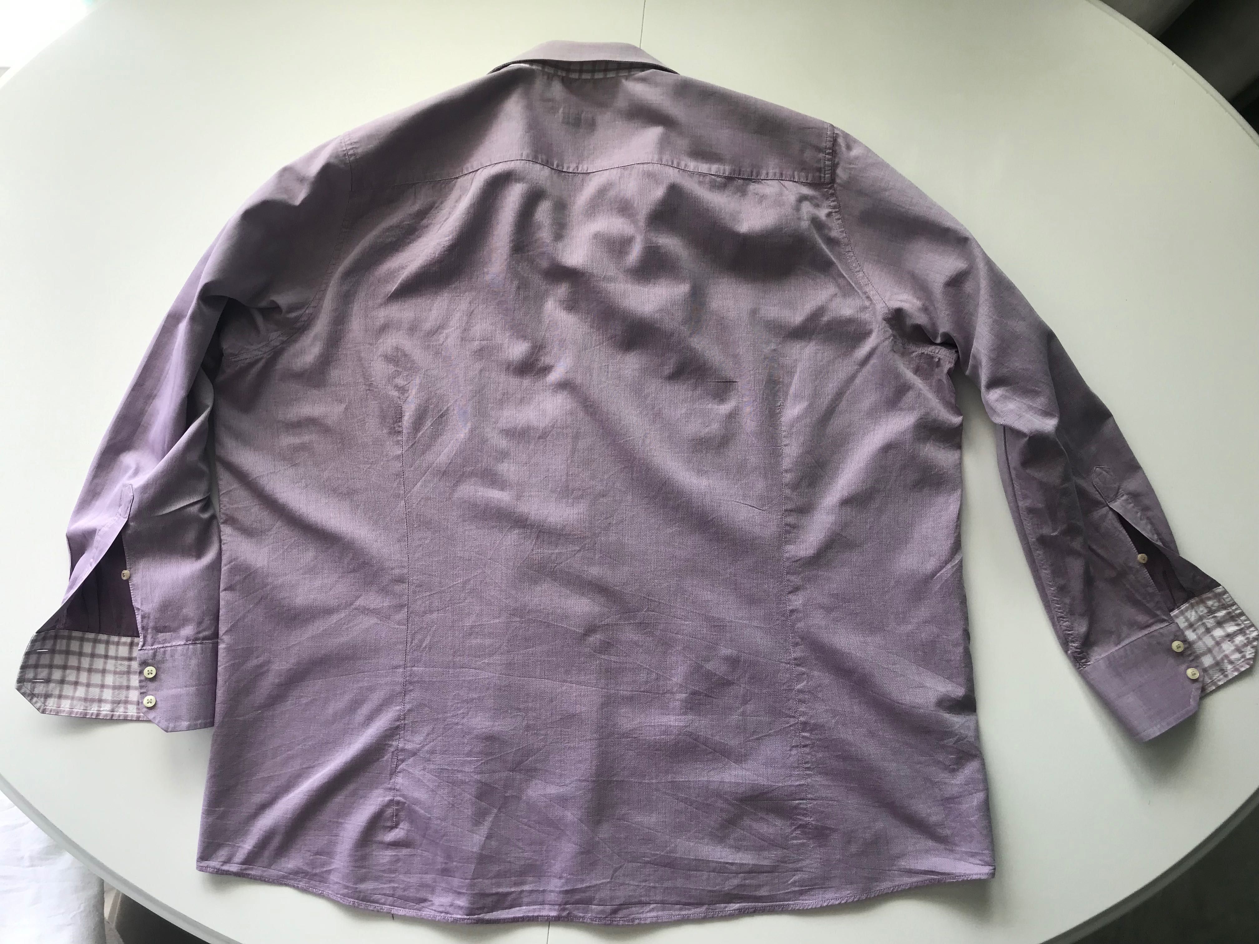 Elegancka koszula męska z długim rękawem Pierre Cardin 46 XXL/ XXXL