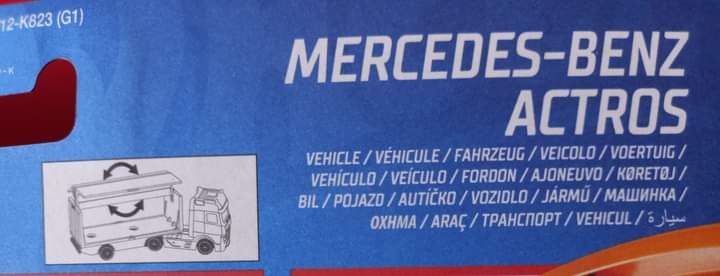Hot wheels Mercedes-benz Actros