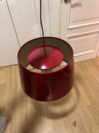 Candeeiro de teto vermelho Ikea como novo