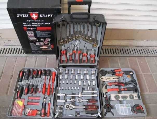 Надійний хромванадій універсал проф.набір інструментів 408, Швейцарія