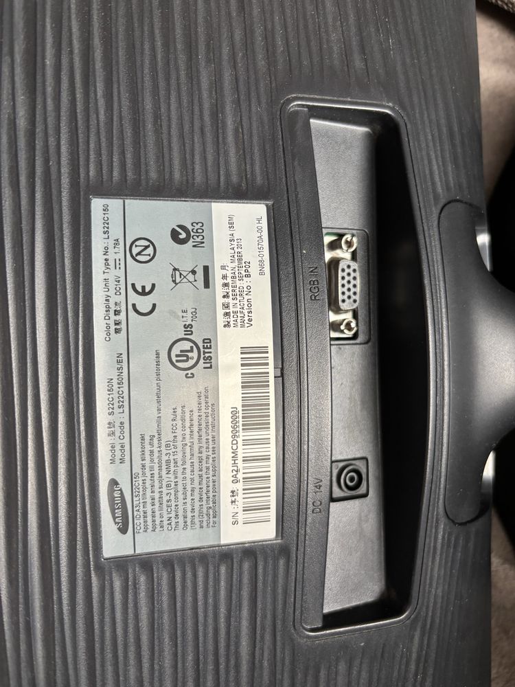 Monitor Samsung LS22C150NS/EN