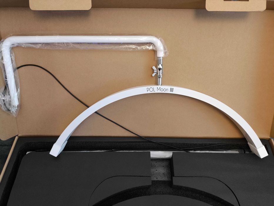 Lampa kosmetyczna pol moon 3 biała nowa