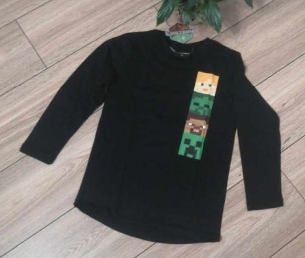 Koszulka długi rękaw Minecraft rozm 134