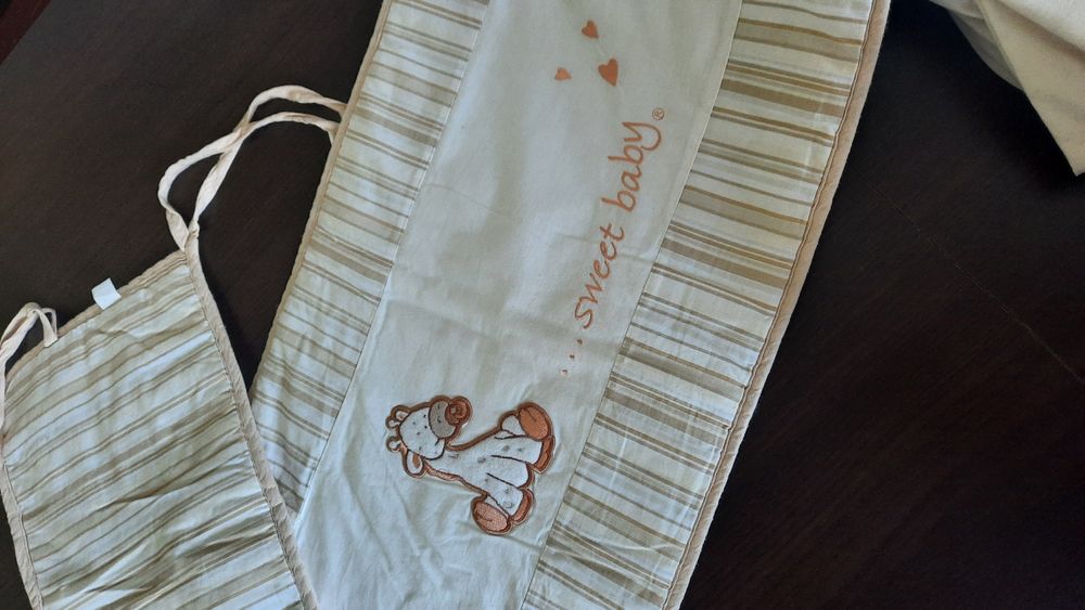 Pościel do łóżeczka z żyrafką uniwersalna