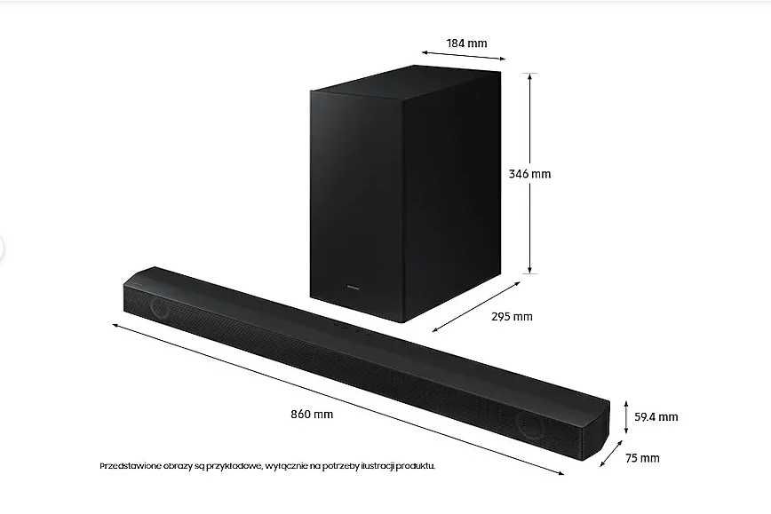 Soundbar Samsung HW-B550 2.1 410W Bluetooth
