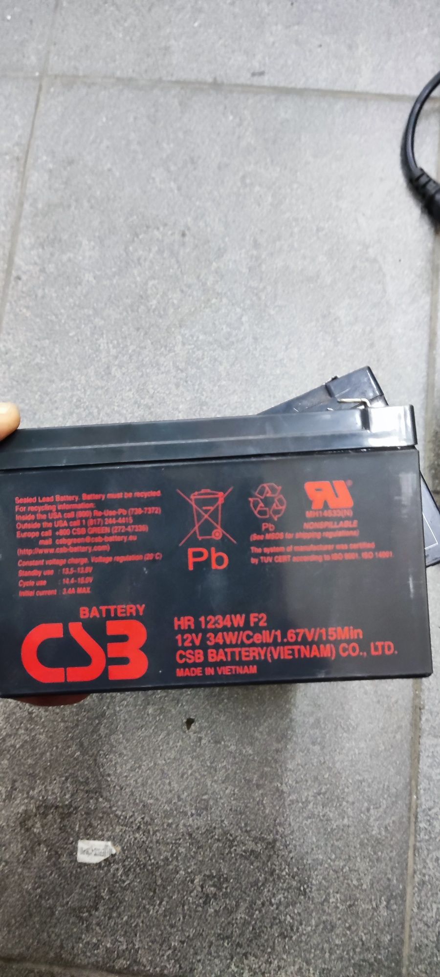 Акумулятор 12v 7.2Ah