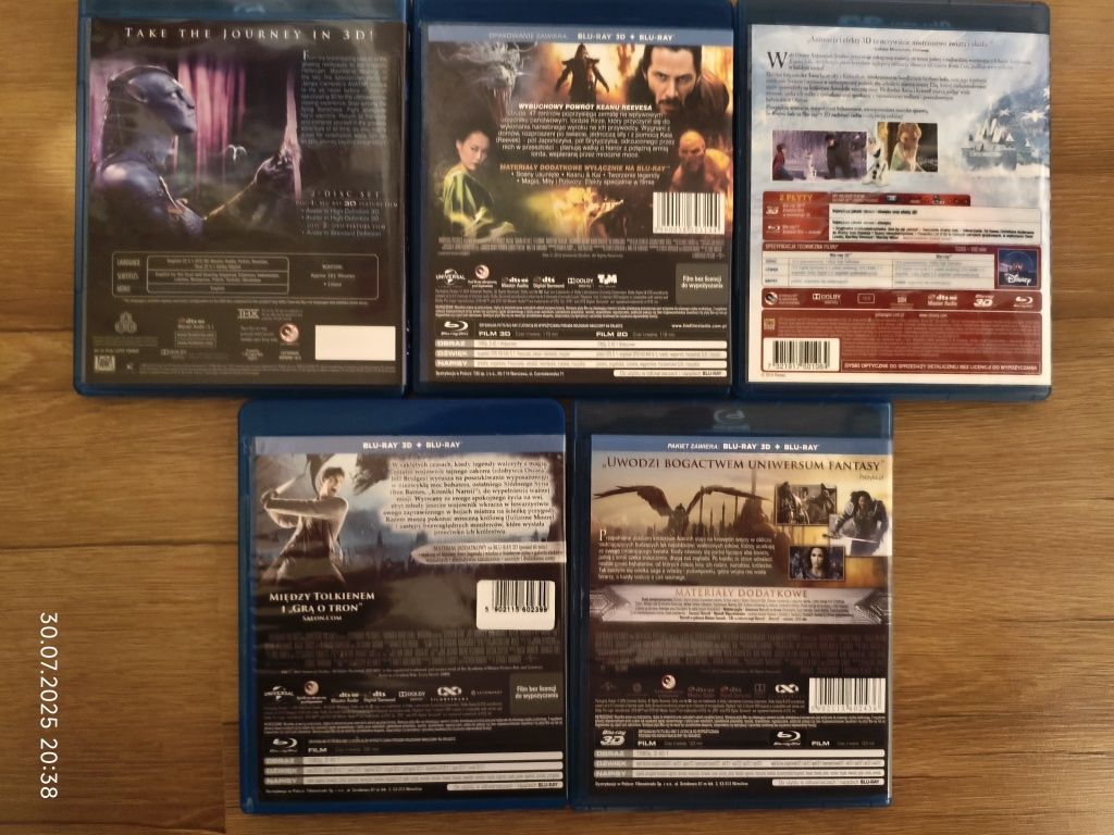 Blu ray 3d Avatar Kraina lodu 47 Roninów Warcraft Siódmy syn lektor PL