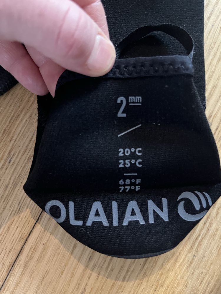 Dziecięce skarpety z neoprenu 20 i 21 ( 2 szt.) cm, Decathlon