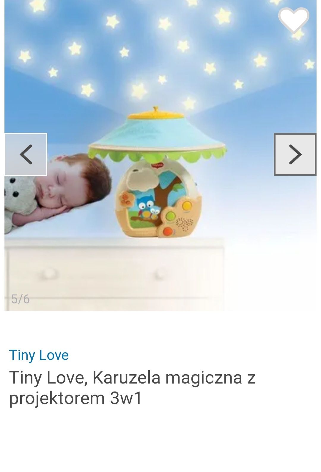 Karuzela tiny love magiczna z projektorem