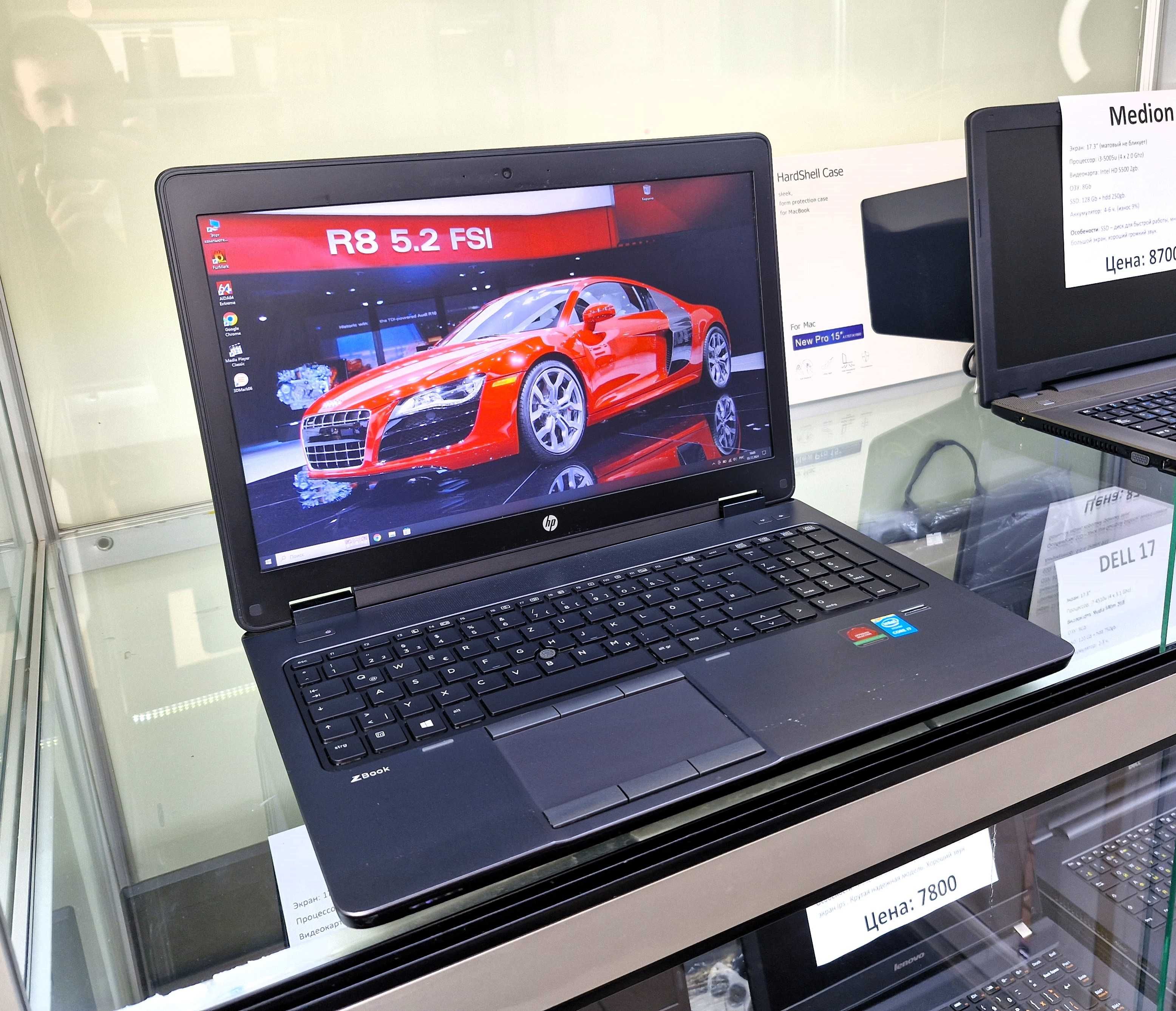 - МАГАЗИН Ноутбук - РАБОЧАЯ СТАНЦИЯ  24GB + i7 + FULL HD // HP Zbook