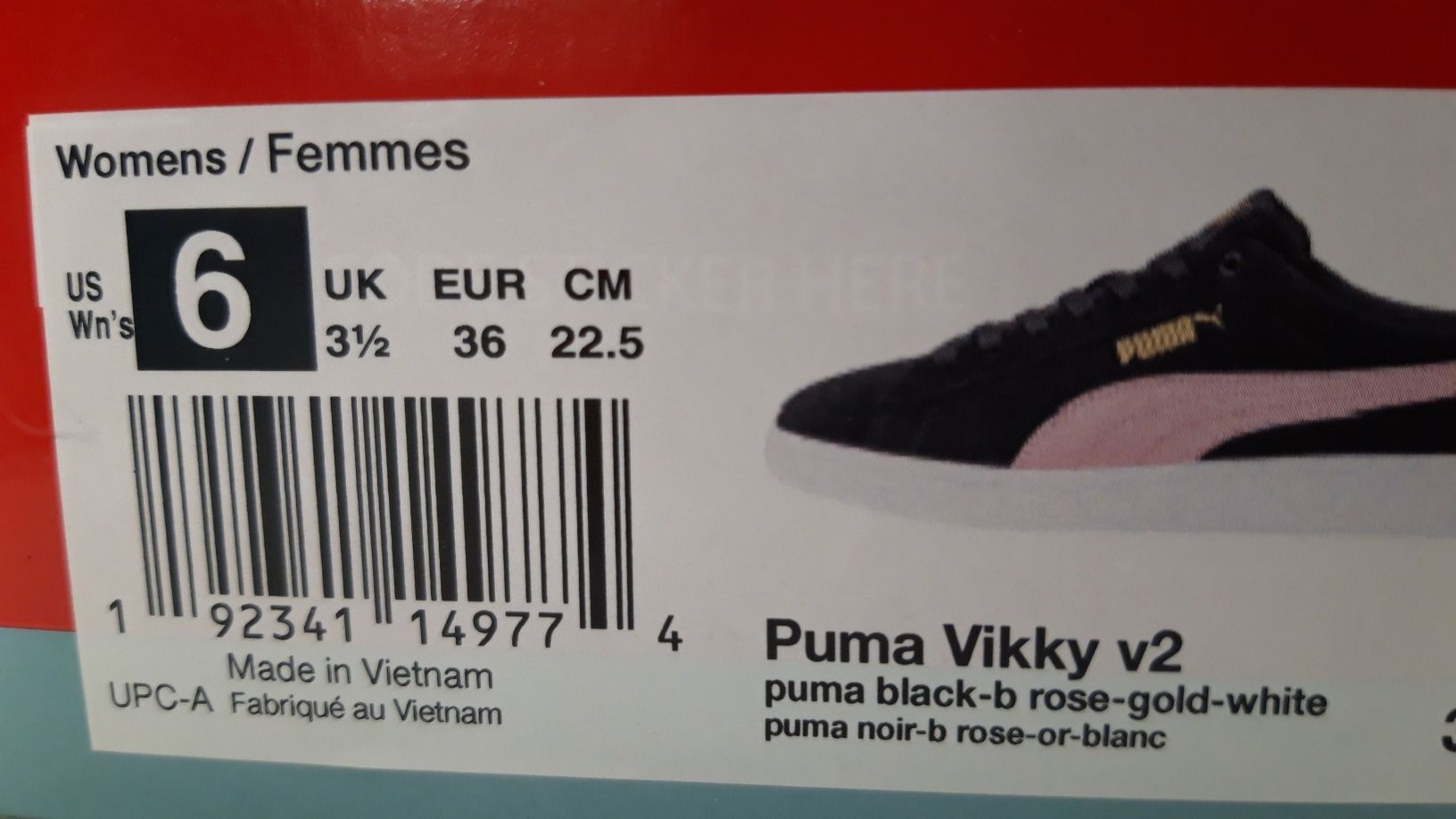 Кроссовки Puma Vikky v2 размер 36