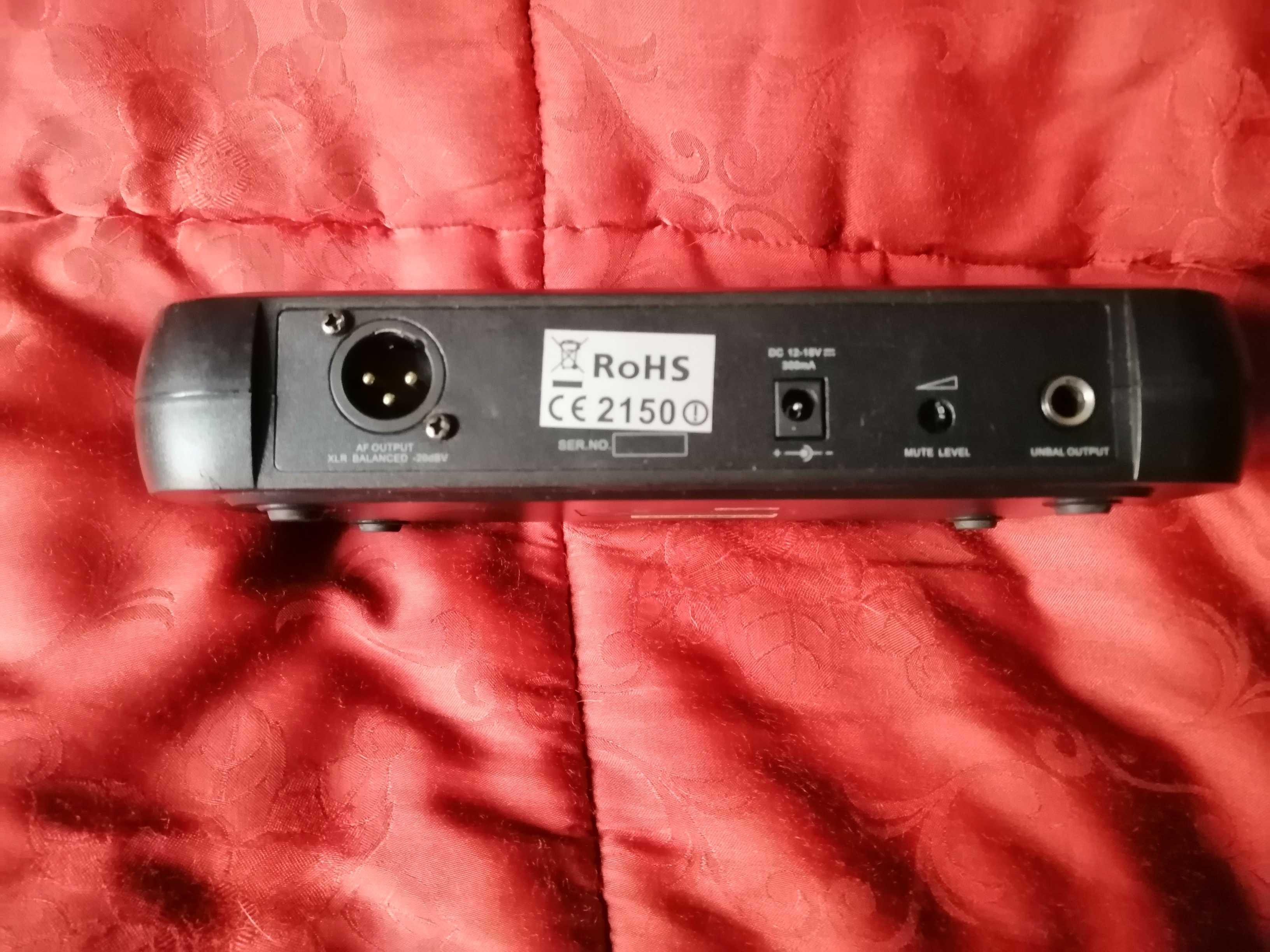 Bezprzewodowy system mikrofonowy uhf diversity wireless receiver
