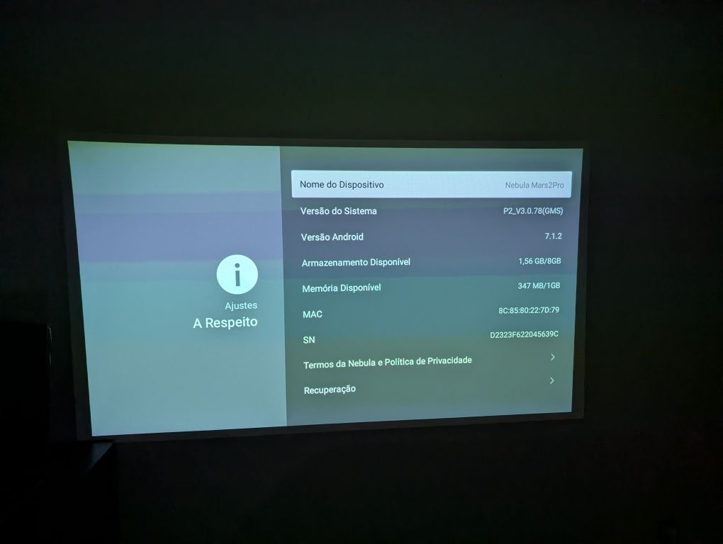Projector Smart Nebula Mars II