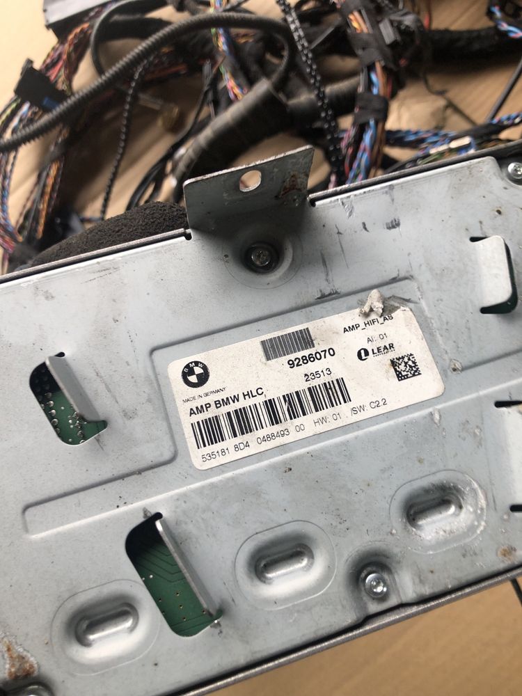 wiązka instalacja audio HIFI wzmacniacz bmw f31