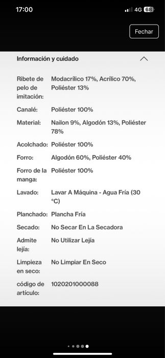 Casaco SUPERFLY - oportunidade