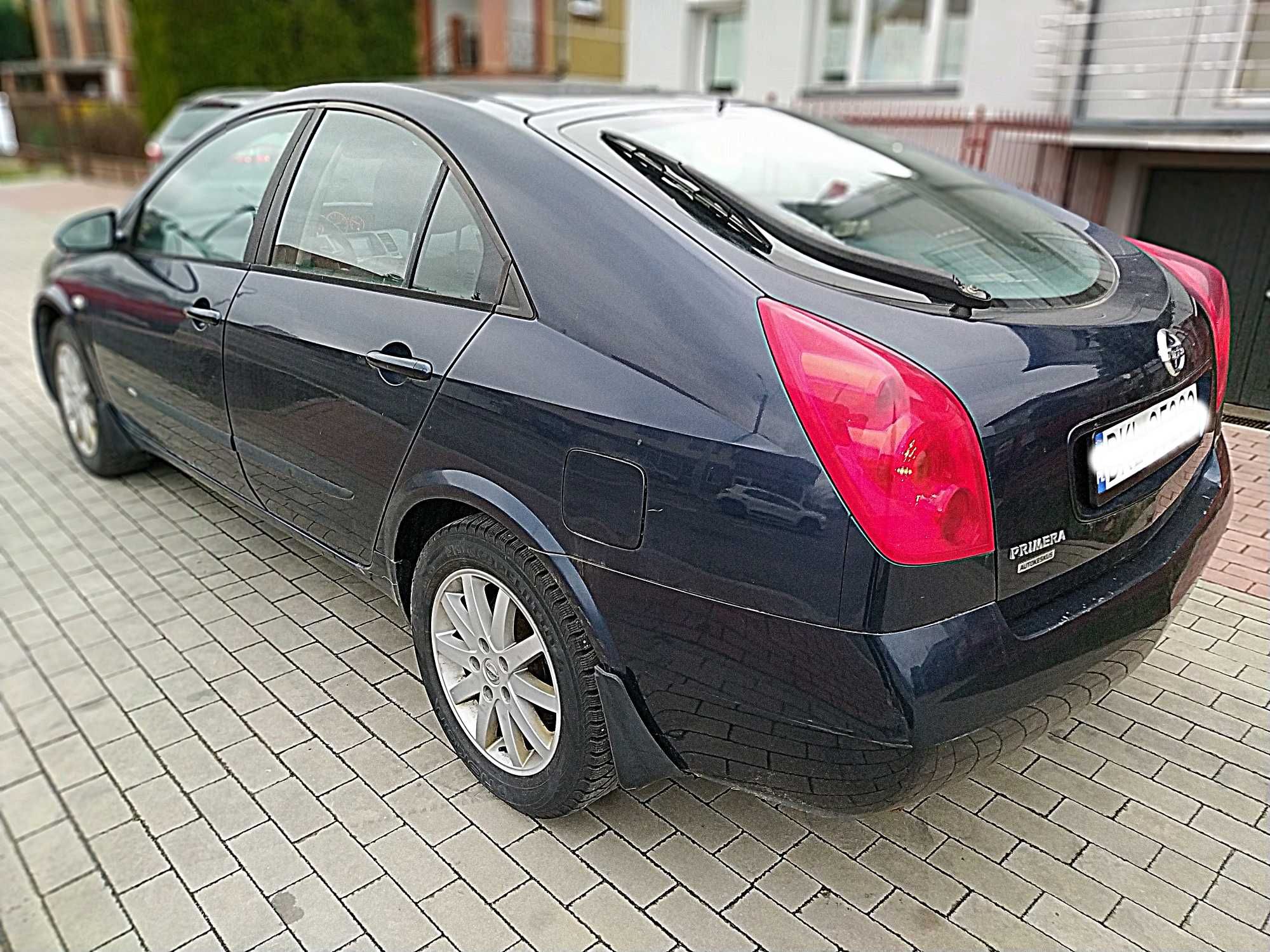 NISSAN PRIMERA 2,0 BENZYNA 2005R Klima Grzane Fotele Kamera Cofania