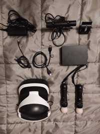 PS4 e óculos realidade virtual,conjunto completo.