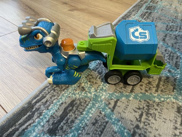 Dinozaur zabawka na kółkach
