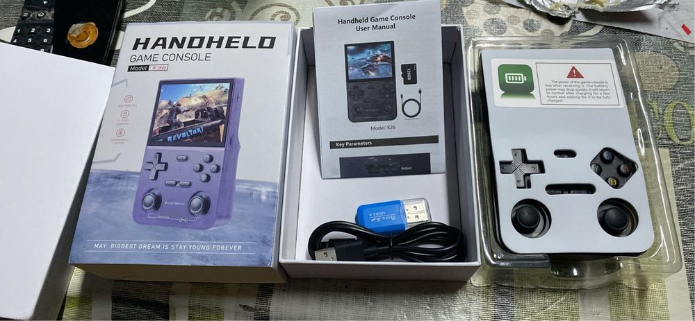 Consola K36 com mais de 16 mil jogos de emuladores