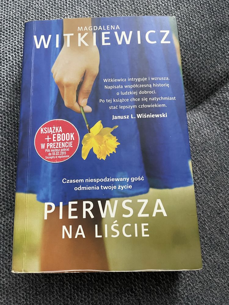 Książka „Pierwsza na Liście” autorstwa Magdalena Witkiewicz