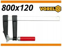 Ścisk stolarski Vorel 800x120mm 37800