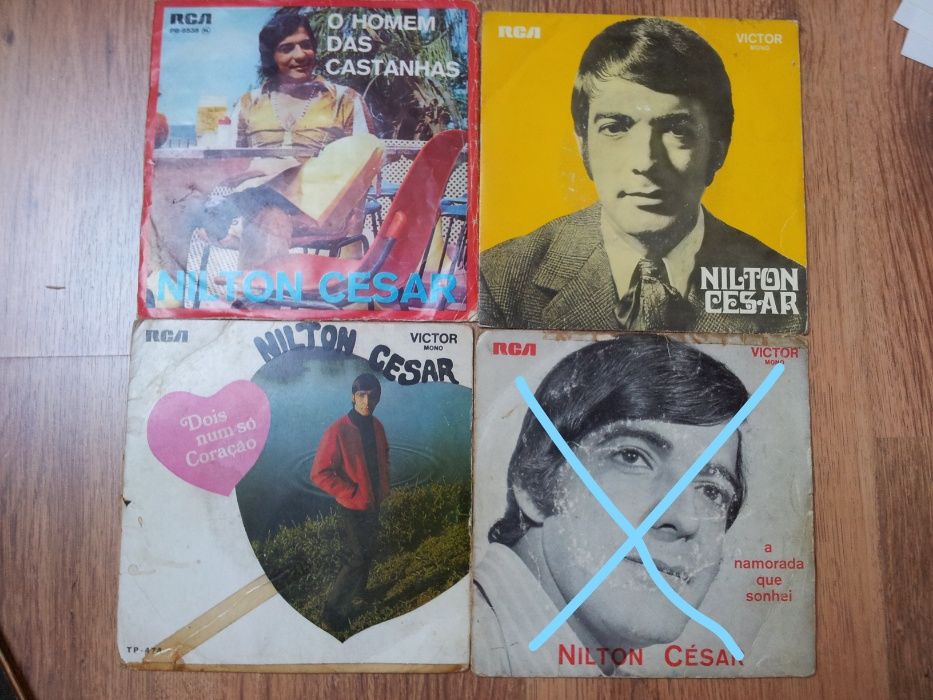discos de vinil (singles) de Nilton César