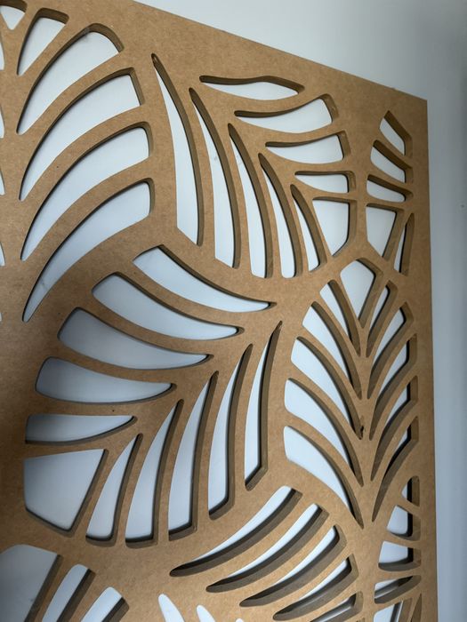 Panel ażurowy Liście Surowy 90 x 200 cm