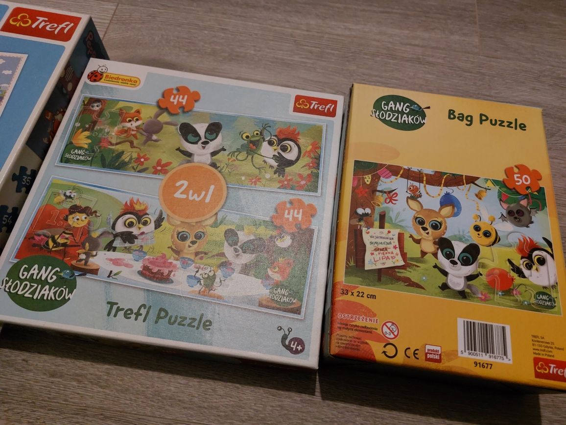 Puzzle peppa gang słodziaków 4+