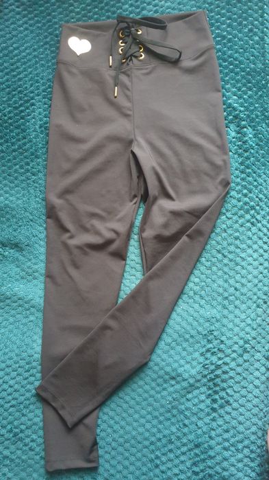 Legginsy lycra z marszczeniem na pupie