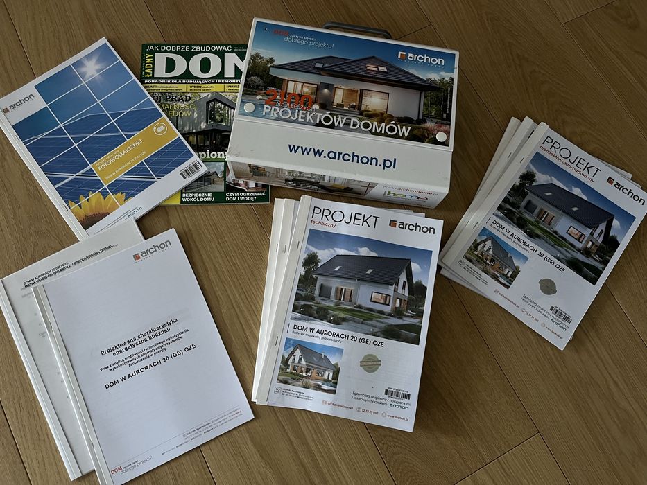 Projekt domu jednorodzinnego „Dom w Aurorach 20 GE OZE”