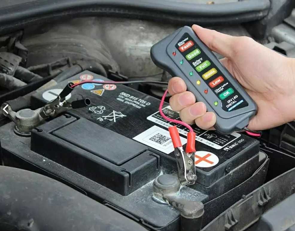 Tester akumulatorów samochodowych 12V miernik