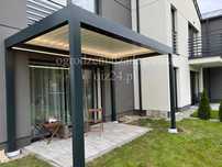 Pergola zadaszenie tarasu aluminium lamelowa ogrodowa zabudowa