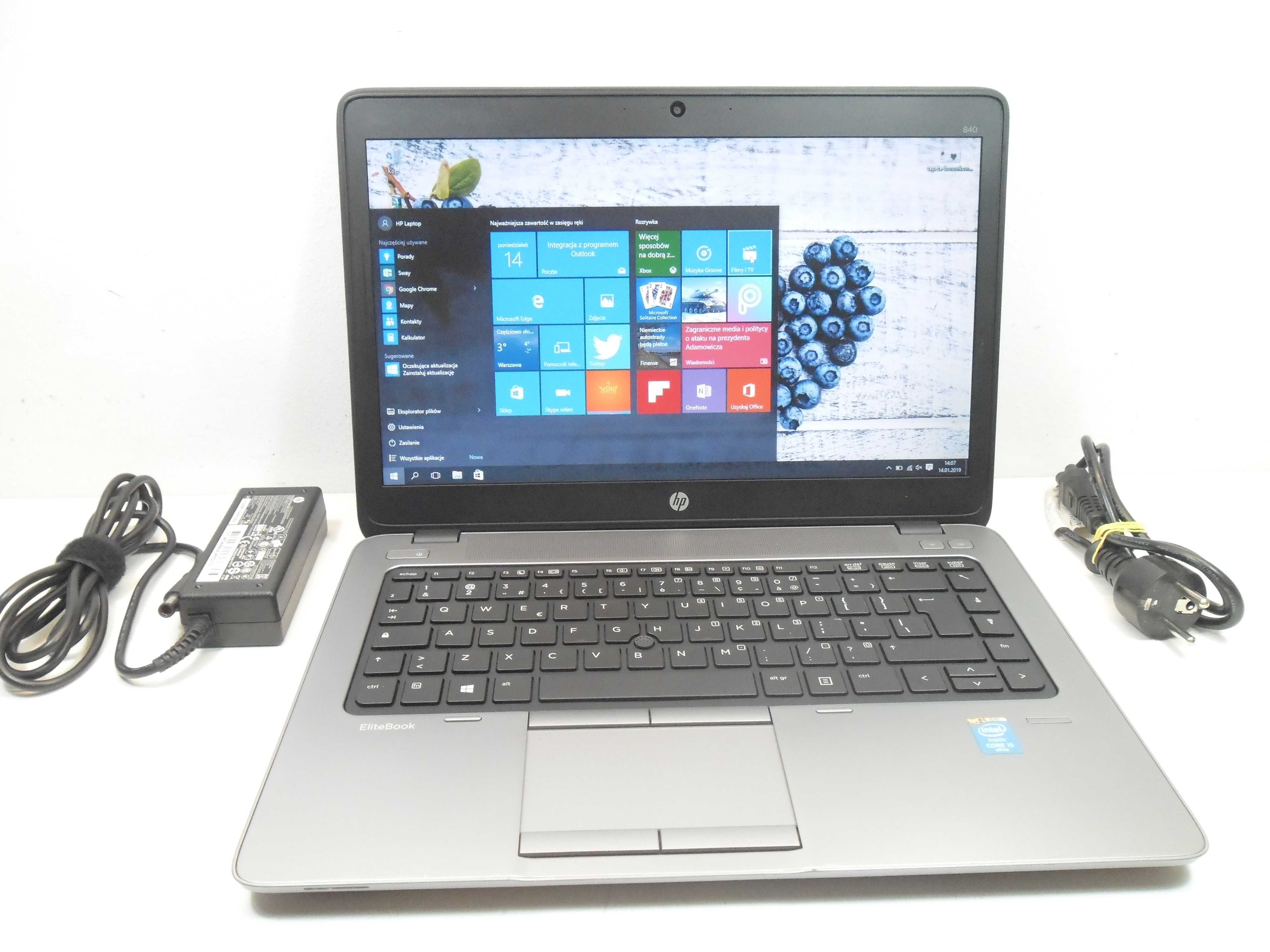 HP Elitebook 840 G3 i5/SSD/16GBFHD biznesowy POLECAMY ! Gw. 1 rok.