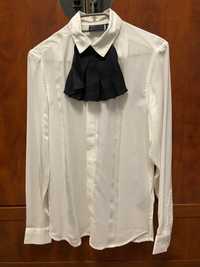 Biała bluzka z defektem