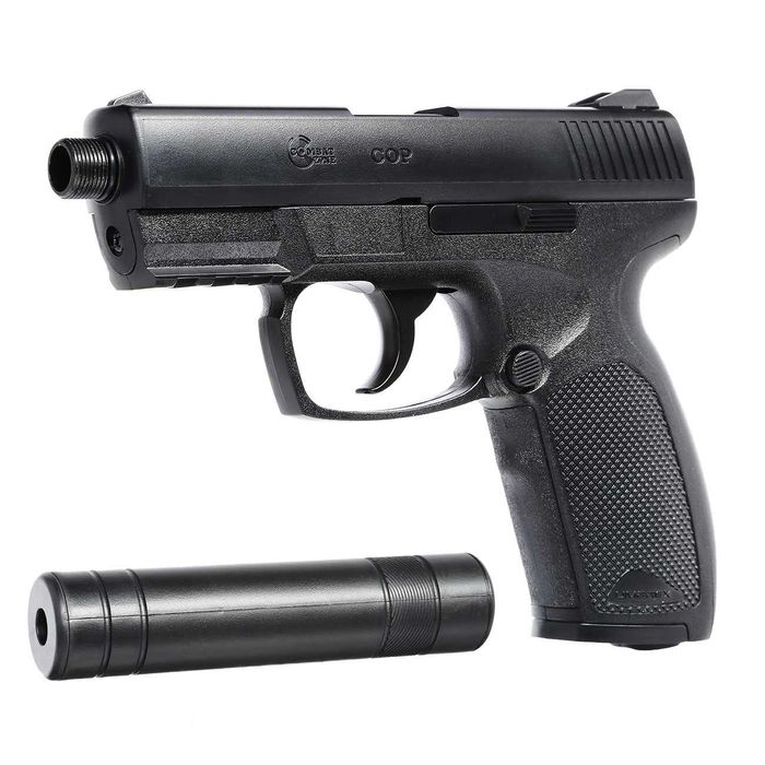 Airsoft Pistola com Silenciador(450fps)(CO2)(Nova)