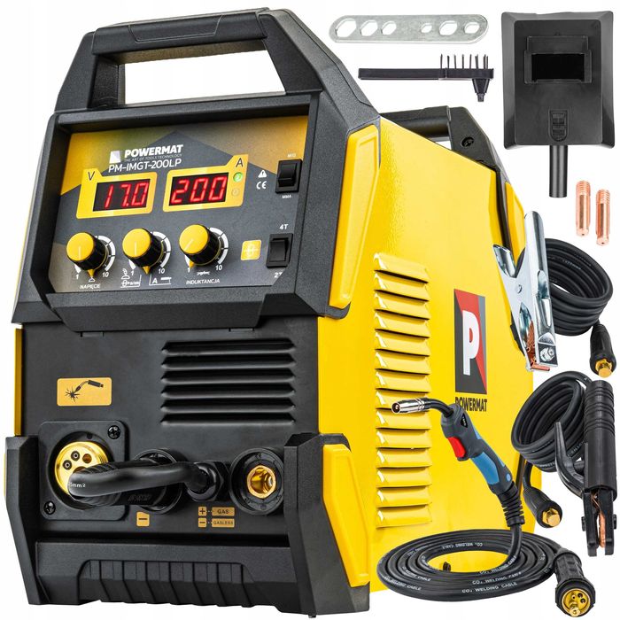 Spawarka inwertorowa migomat MIG MMA TIG LIFT FLUX IGBT półautomat GAZ
