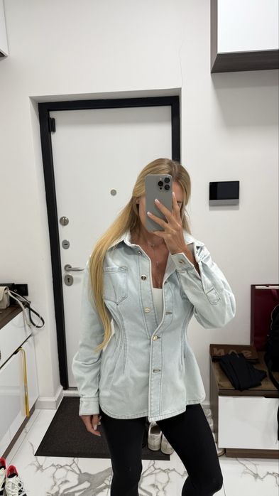 Джинсова куртка malina