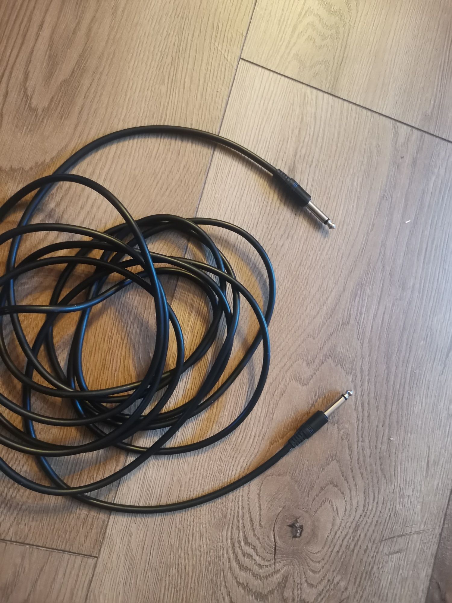 Kabel jack jack około 5m długości kabel gitarowy mono
