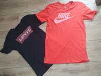 2 tshirty Nike Levis XS