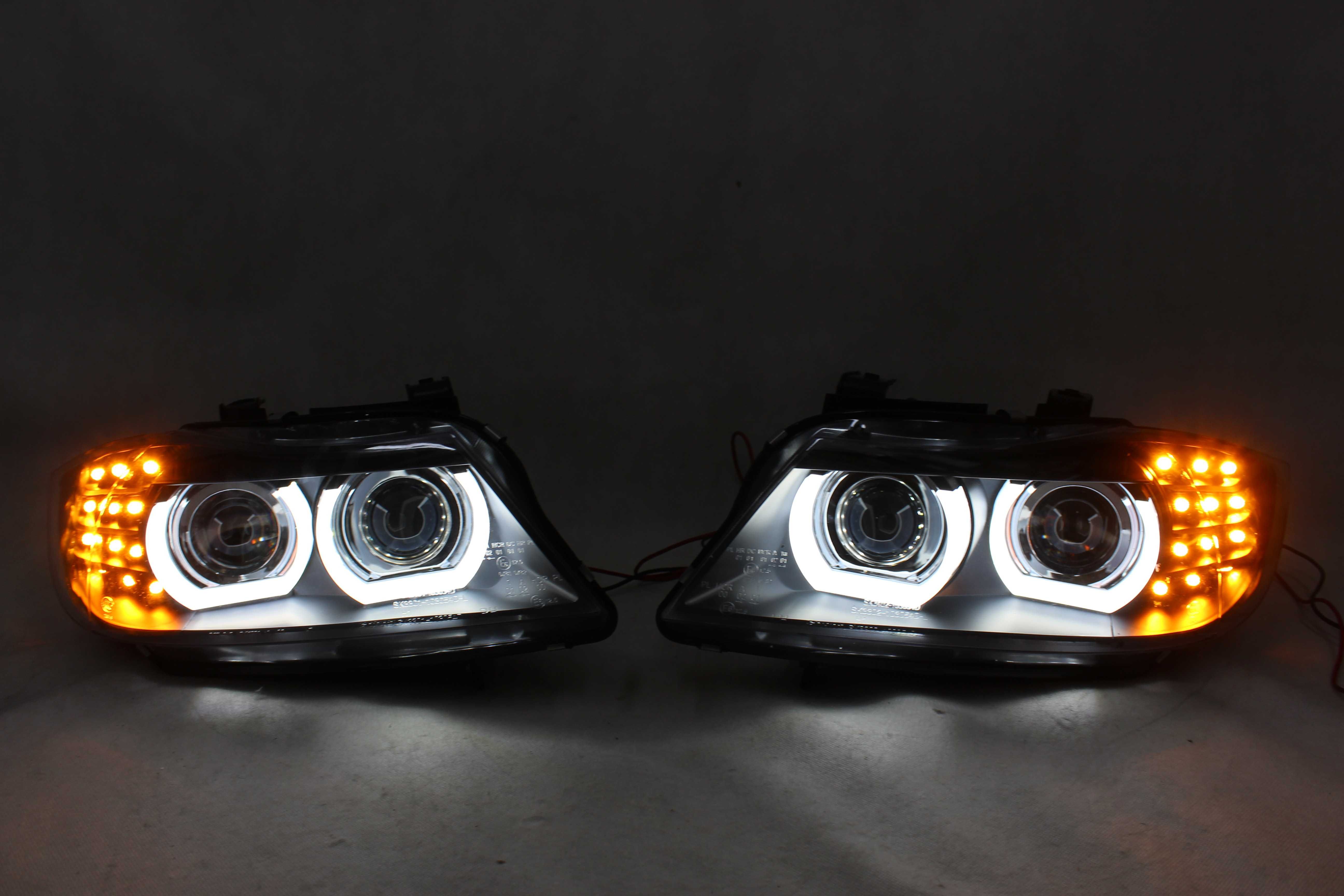Lampy reflektory przednie przód BMW E90 09-11 D1S XENON LED U-BAR NOWE