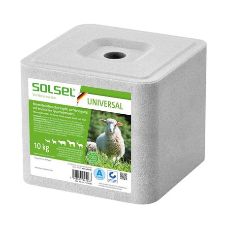 Лизунец соляной K+S SOLSEL® Salt Lick - Universal, 10 кг