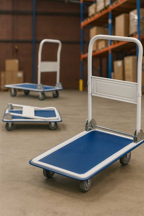 Wózek transportowy • towarowy • platformowy • magazynowy • składany